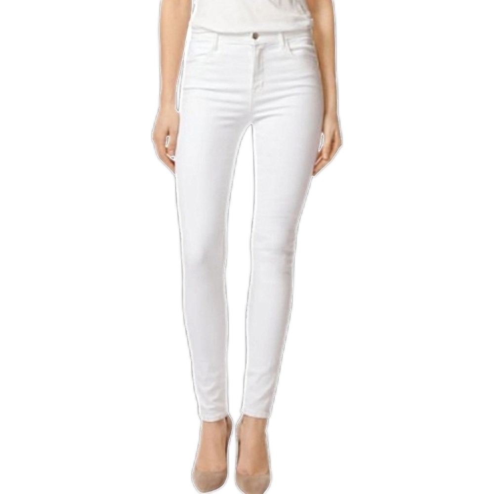 J. Brand White Low Ride Leggings